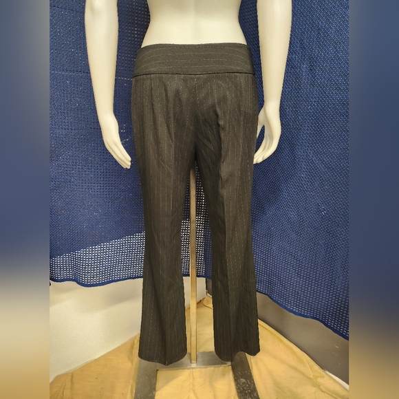 DS Lab - Black Pinstripe Dress Pants - Size 6p - Picture 2 of 3
